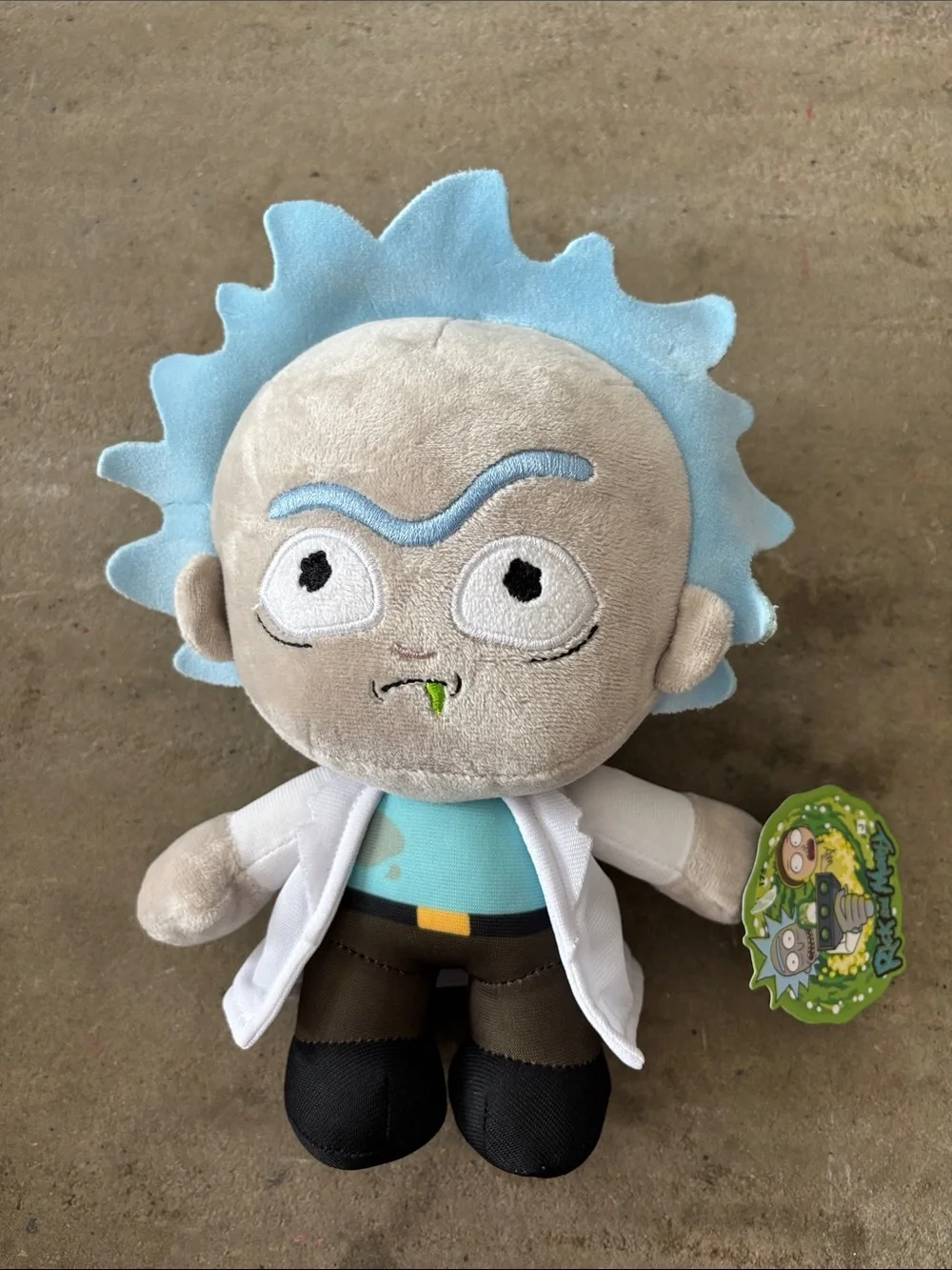 New Rick and Morty Plush Stuffed Rick Sanchez Toy Jazwares Cartoon Network 8